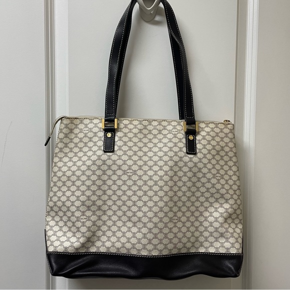 Celine Vintage Macadam Monogram Coated Canvas Tote Bag - Picture 5 of 16